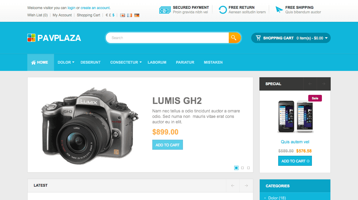Pav Plaza Responsive Theme