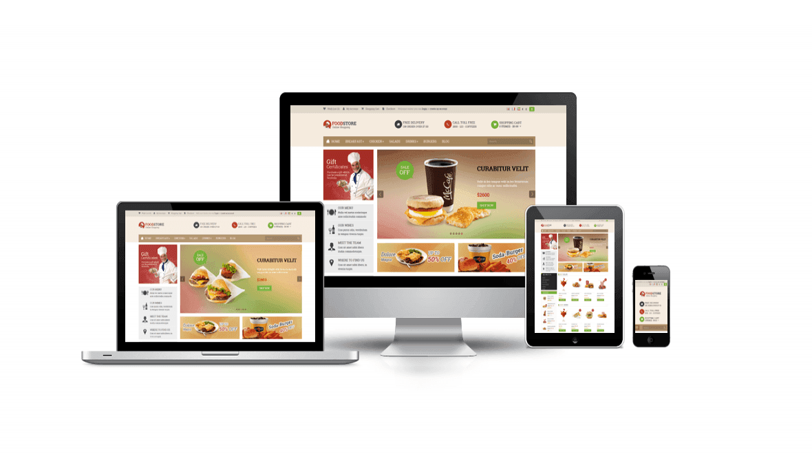 Pav Food Store Responsive Opencart Theme