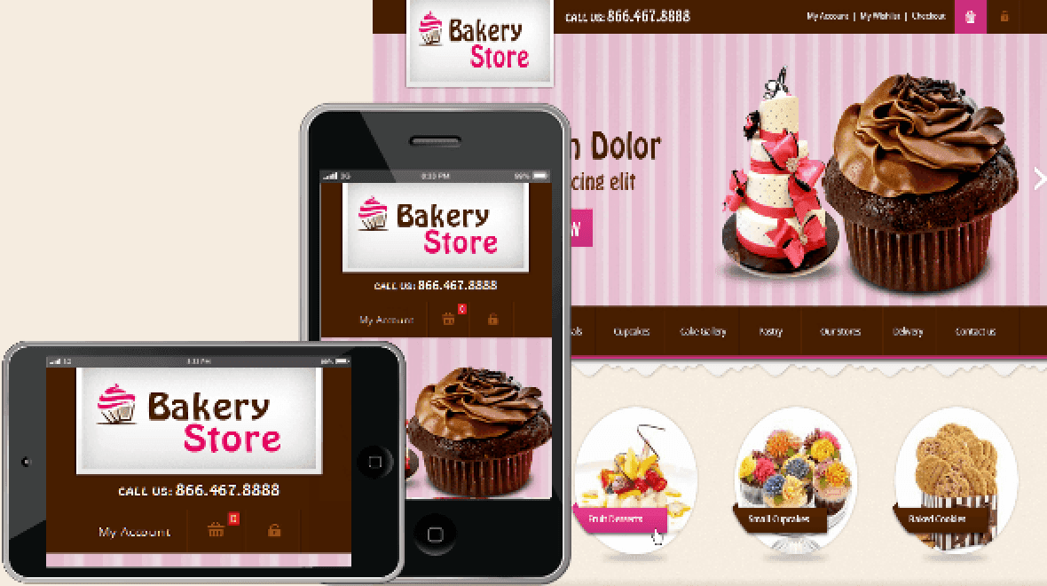 Bakery Store Magento Theme